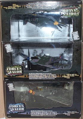 Lot 941 - One box containing 3, 1:32 Forces of Valor...