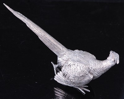 Lot 260 - A modern silver table ornament,...