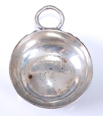 Lot 2197 - A late 18th century French silver tastevin...