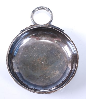 Lot 2198 - A late 18th century French silver tastevin...
