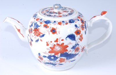 Lot 2449 - A Kangxi period Chinese porcelain teapot, of...