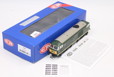 Lot 636 - Heljan class 35 Hymek D7044 two tone green,...