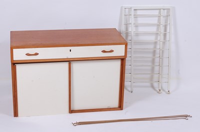 Lot 527 - A 1970s Ladderax teak twin modular low side...