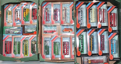 Lot 945 - 3 trays of EFE boxed buses in 1:76 scale, to...