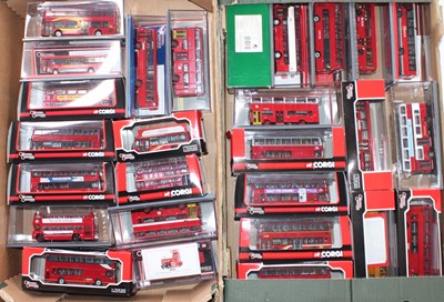 Lot 951 - 2 trays of Corgi OOC buses models in 1:76...