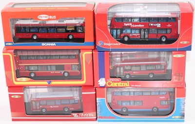 Lot 955 - 1 small box of buses in 1:76 scale by Creative...