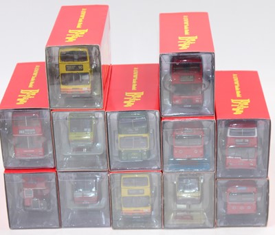 Lot 957 - A small box containing 12 boxed Britbus models...