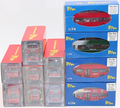 Lot 958 - A small box containing 11 boxed Britbus models...