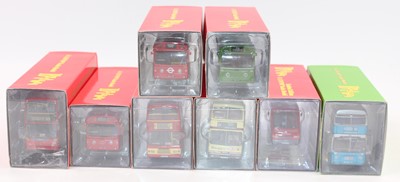 Lot 959 - A small box containing 8 boxed Britbus models...