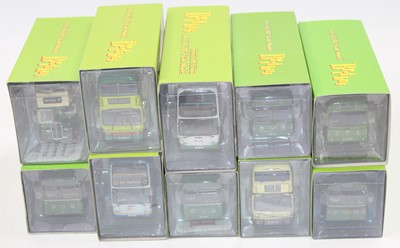 Lot 960 - A small box containing 10 boxed Britbus models...