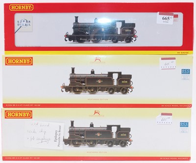 Lot 665 - Three Hornby class M7 0-4-4 tank locos all BR...