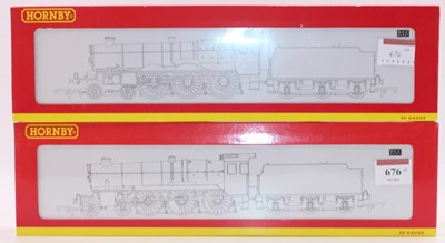 Lot 676 - Two Hornby 4-6-0 locos & tenders, both DCC...