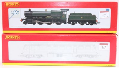 Lot 677 - Two Hornby items: R2547 Grange class 4-6-0...