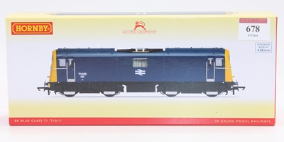 Lot 678 - Hornby R3374 BR blue Class 71 electric loco no....