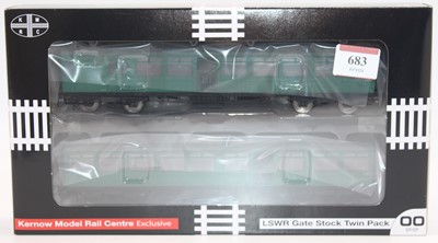 Lot 683 - Kernow Models K1004 LSWR gate stock BR(S)...