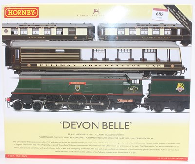 Lot 685 - Hornby R2817 ‘Devon Belle’ train pack...