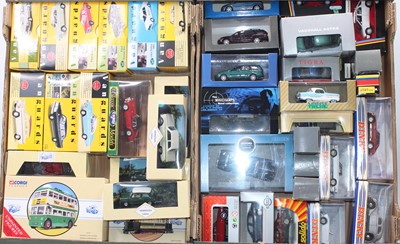 Lot 965 - 2 trays of boxed mixed modern diecast models...