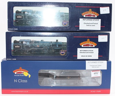 Lot 691 - Three Bachmann Branchline locos each box is...