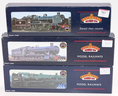 Lot 703 - Three Bachmann Branchline locos & tenders;...