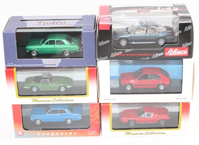 Lot 974 - 1 small tray containing 6 modern issue cars by...