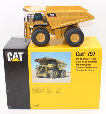 Lot 1365 - NZG 1/50th scale 466 CAT 797 Off-Highway Truck,...