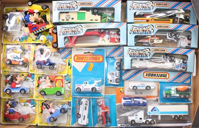 Lot 1607 - 1 tray of Matchbox carded and convoy boxed...