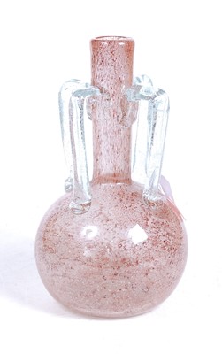 Lot 35 - A 20th century brown blown glass vase, the...