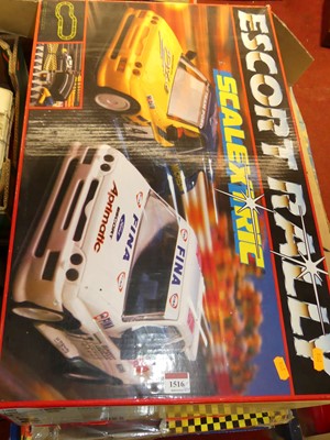 Lot 1516 - A Scalextric boxed Escort Rally set (appears...