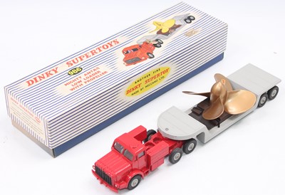 Lot 1713 - A 986 Dinky Supertoys Mighty Antar low loader...