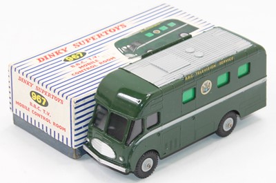 Lot 1714 - A boxed Dinky Supertoys, 967 BBC T.V Mobile...