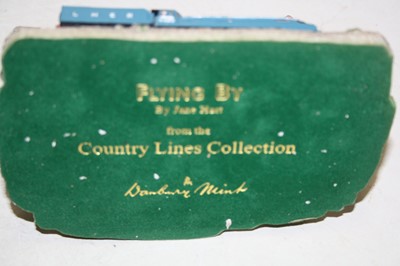 Lot 160 - A Danbury Mint Jane Heart Steaming West resin...
