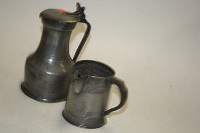 Lot 162 - A collection of 19th century and later pewter...
