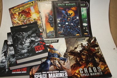 Lot 82 - A collection of Space Marine Codex books,...