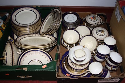 Lot 88 - Two boxes containing an Art Deco Burleighware...