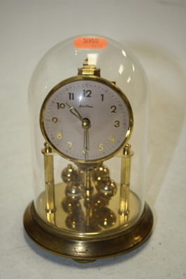 Lot 143 - A 20th century Kundo brass anniversary clock...