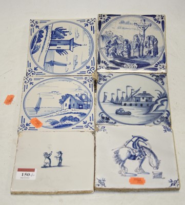 Lot 150 - A collection of six 18th century and later...