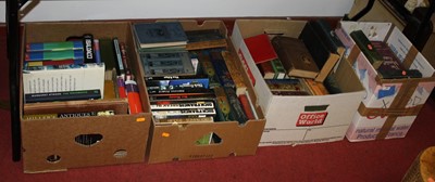 Lot 98 - Four boxes of miscellaneous mainly hardback...