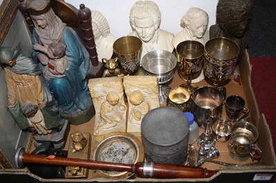 Lot 83 - A box of miscellaneous items to include a...