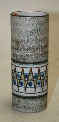 Lot 229 - A Troika pottery vase of cylindrical form...