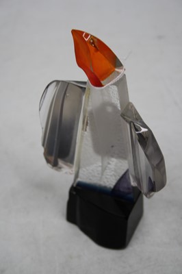 Lot 237 - A desk ornament in the form of a bird signed...
