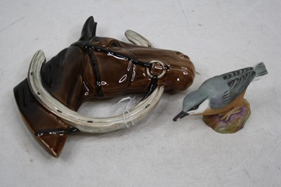 Lot 239 - A Beswick wall mask in the form of a horse...