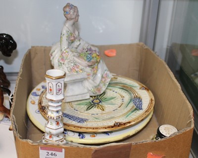 Lot 246 - A Luigi Fabris hand painted porcelain model of...