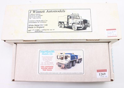 Lot 1269 - Heavy Haulage White Metal Kit group, 2...