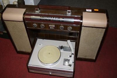Lot 84 - A Crown stereo transister radio phonograph,...