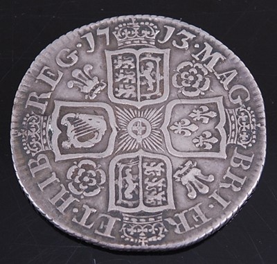 Lot 2150 - Great Britain, 1713 shilling, Queen Anne 4th...