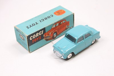 Lot 1908 - Corgi Toys, 201 Austin Cambridge Saloon, pale...