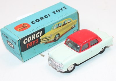 Lot 1911 - A Corgi Toys No. 207 Standard Vanguard 3...