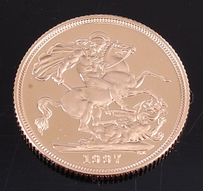 Lot 2106 - Great Britain, 1997 gold full sovereign,...