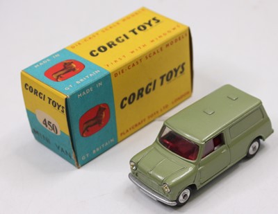 Lot 1933 - A Corgi Toys No. 450 Austin Mini Van...