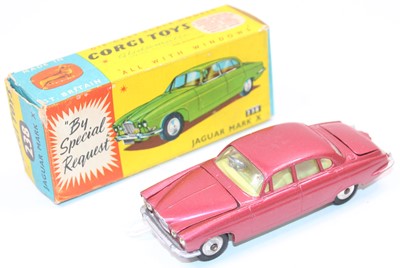 Lot 1946 - A Corgi Toys No. 238 Jaguar Mk X, comprising...